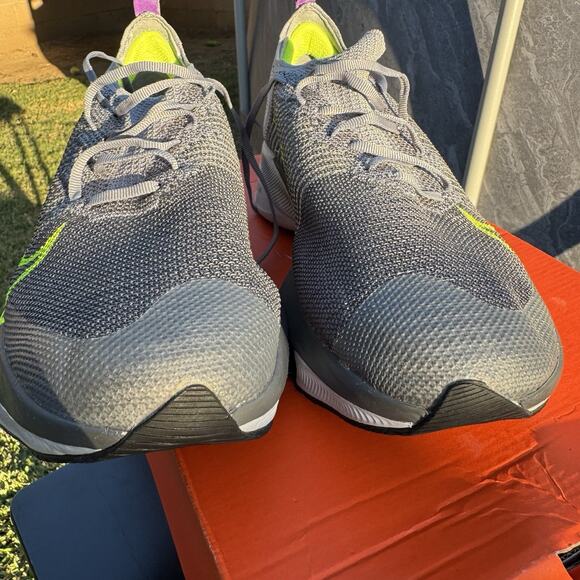 Nike Air Zoom Alphafly NEXT% Grey Blue Running Shoes Mens Size 11 FD8311-001 - Picture 5 of 14